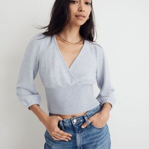 Madewell Wrap V-Neck Sweater